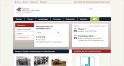 Desktop Screenshot of ooegeschichte.at